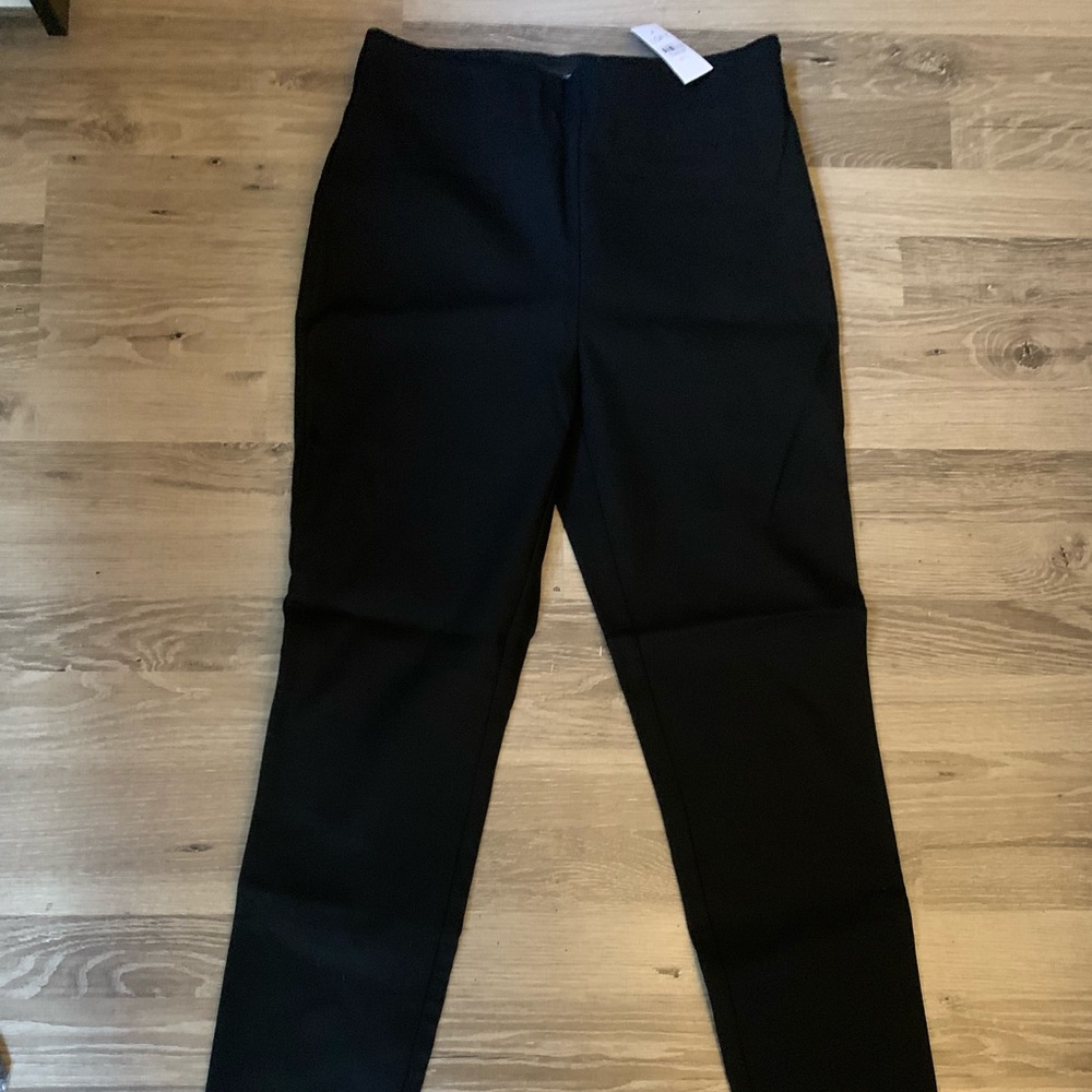 NEW Ann taylor loft skinny high waisted black dress pants size 6T